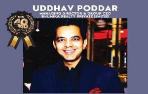 Read more about the article Uddhav Poddar wins 40 under 40 Award for contribution to real estate